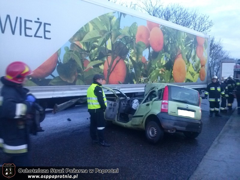 Wypadek drogowy w Teresinie-Gaju