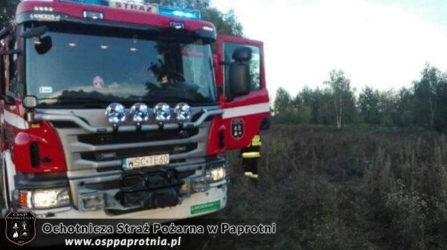 Pozar w Gawartowej Woli