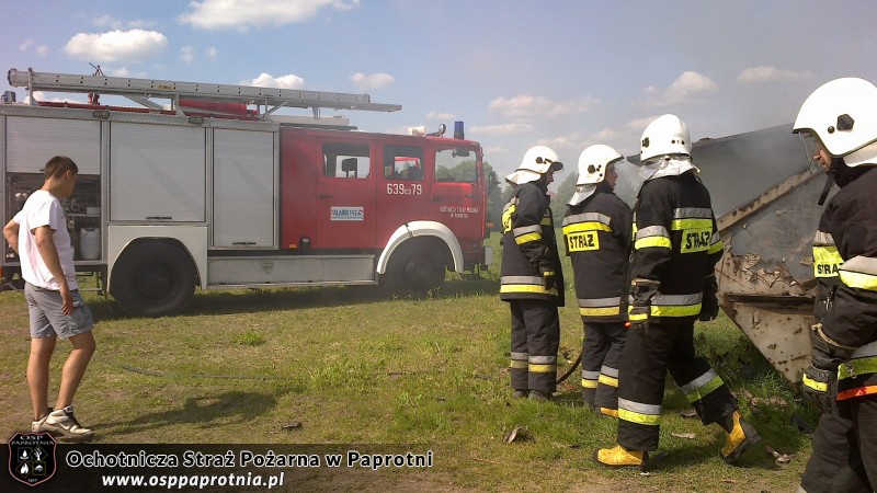 Pożar śmietniska