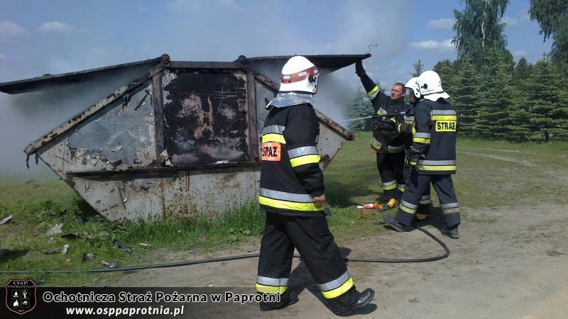 Pożar śmietniska
