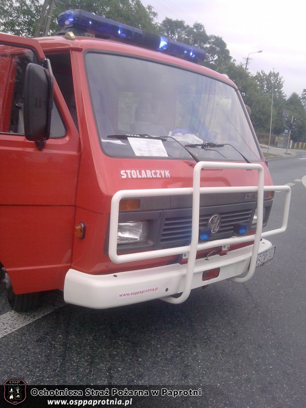 Wypadek samochodowy Paprotnia