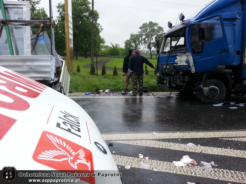 Wypadek w Paprotni
