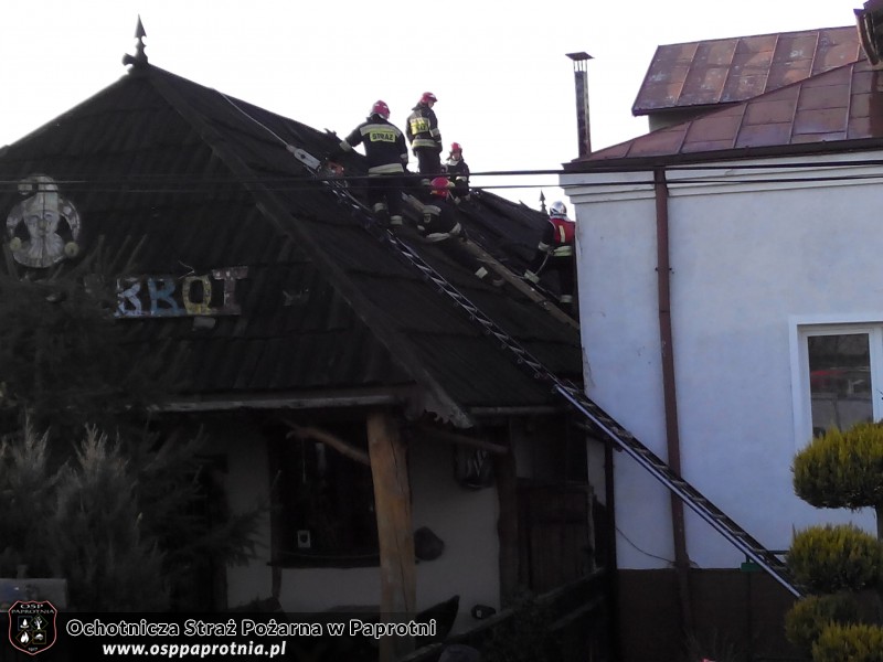 Pożar na ul. Lipowej