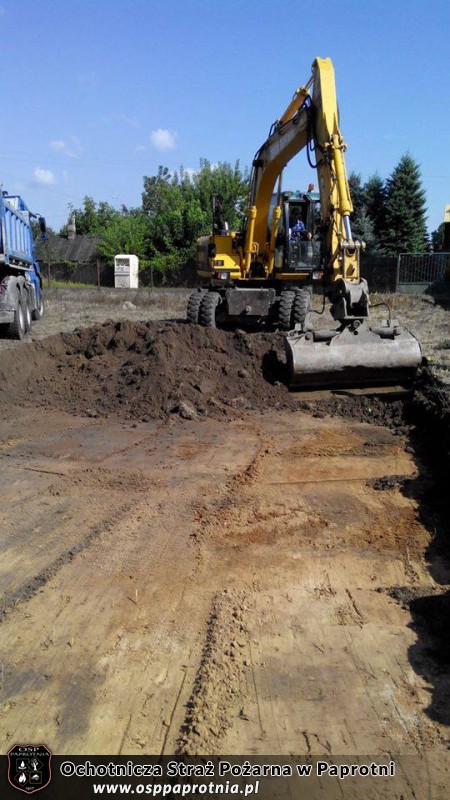Modernizacja terenu OSP Paprotnia